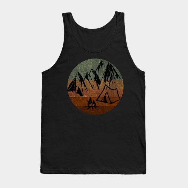 camping vintage Tank Top by shimodesign